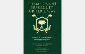 Le Championnat du Club et Criterium AS