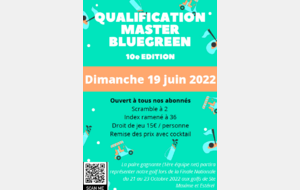 Compétition Qualification Master Bluegreen 