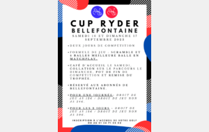 CUP RYDER Bellefontaine