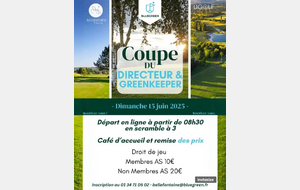 Coupe du Directeur &amp; Greenkeeper