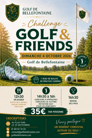 Golf & friends à Bellefontaine