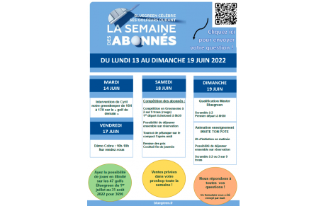 la semaine des abonnés