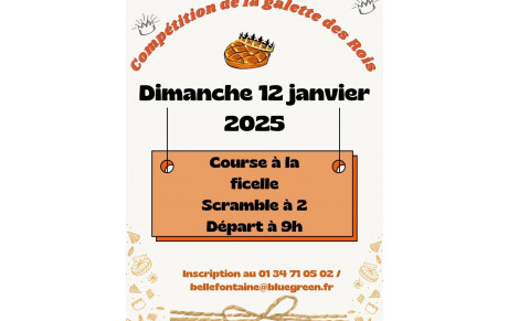Dimanche 12 - La galette à Bellefontaine