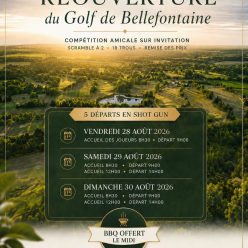 Compétitions d'ouverture du Golf de Bellefontaine